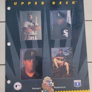 MLB - Mead - Upper Deck - 1993 - Pocket Portfolio - Mark McGwire, Frank Thomas,